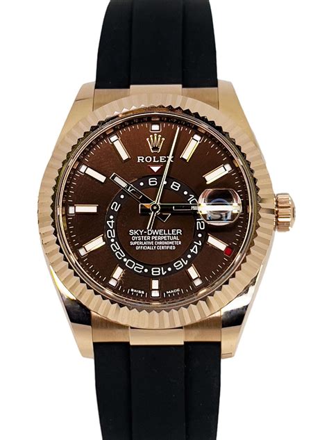 rolex sky-dweller rose gold oysterflex|rolex sky dweller oyster perpetual.